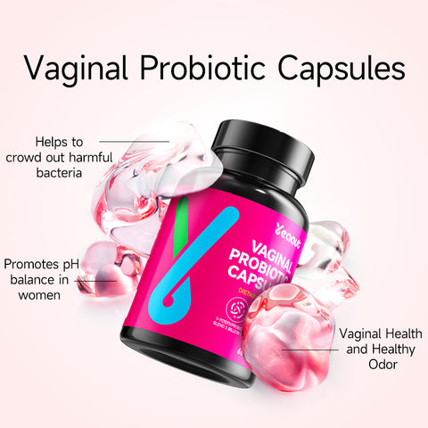 Vaginal Probiotic Capsules|PH Balance with Prebiotics & Lactobacillus Probiotic Blend for Women|60 Capsules