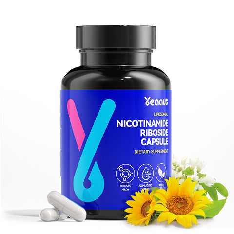 NAD+ Capsule|Nicotinamide Riboside|Supports Anti-aging and Cell Regeneration|80 Capsules