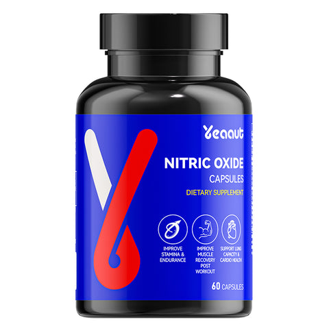 Nitric Oxide Booster| 1500mg L-Arginine & L-Citrulline Formula | Enhances Endurance, Supports Muscle Recovery & Cardiovascular Health|60 Capsules